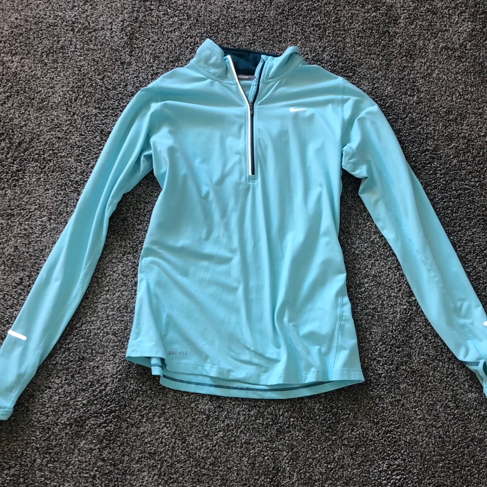 nike half-zip running shirt